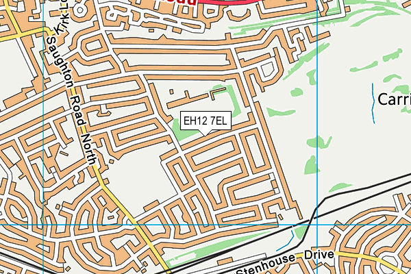 EH12 7EL map - OS VectorMap District (Ordnance Survey) EH12 7EL map - OS VectorMap District (Ordnance Survey)