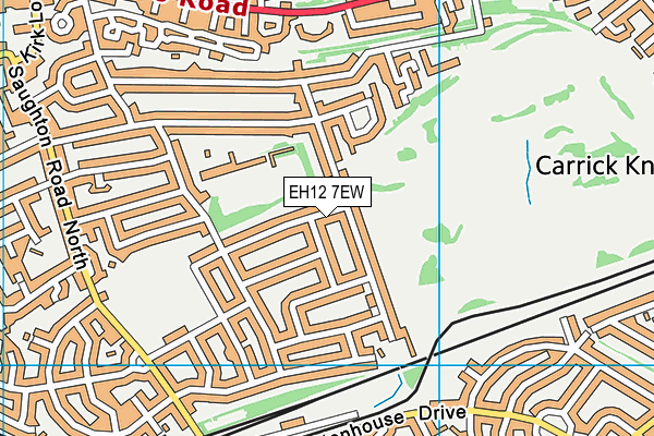 EH12 7EW map - OS VectorMap District (Ordnance Survey) EH12 7EW map - OS VectorMap District (Ordnance Survey)