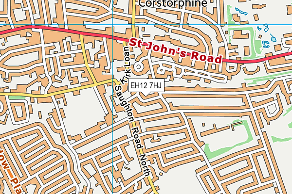 EH12 7HJ map - OS VectorMap District (Ordnance Survey) EH12 7HJ map - OS VectorMap District (Ordnance Survey)