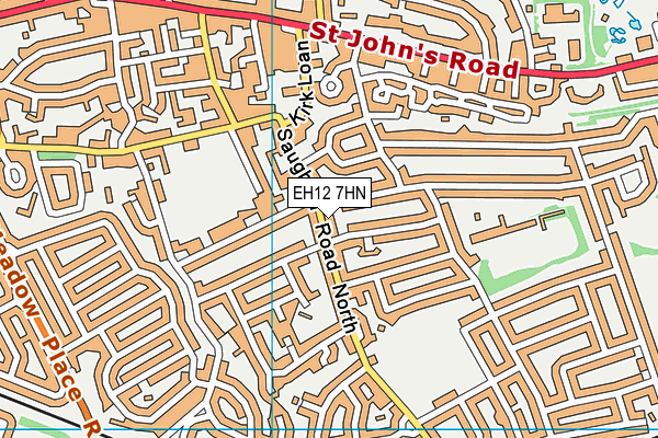 EH12 7HN map - OS VectorMap District (Ordnance Survey) EH12 7HN map - OS VectorMap District (Ordnance Survey)