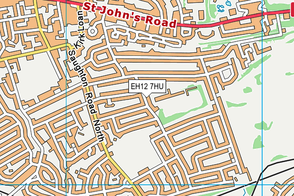 EH12 7HU map - OS VectorMap District (Ordnance Survey) EH12 7HU map - OS VectorMap District (Ordnance Survey)