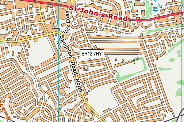 EH12 7HY map - OS VectorMap District (Ordnance Survey) EH12 7HY map - OS VectorMap District (Ordnance Survey)