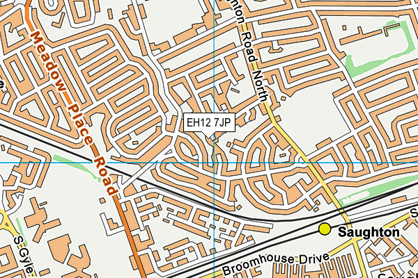 EH12 7JP map - OS VectorMap District (Ordnance Survey) EH12 7JP map - OS VectorMap District (Ordnance Survey)