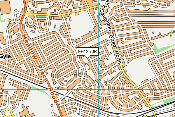 EH12 7JR map - OS VectorMap District (Ordnance Survey) EH12 7JR map - OS VectorMap District (Ordnance Survey)