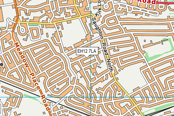EH12 7LA map - OS VectorMap District (Ordnance Survey) EH12 7LA map - OS VectorMap District (Ordnance Survey)