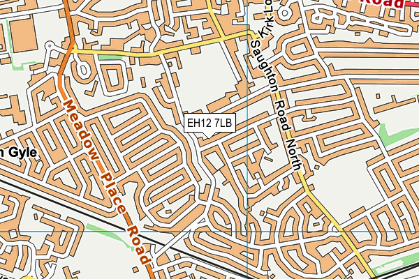 EH12 7LB map - OS VectorMap District (Ordnance Survey) EH12 7LB map - OS VectorMap District (Ordnance Survey)