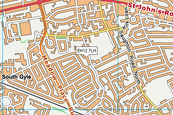 EH12 7LH map - OS VectorMap District (Ordnance Survey) EH12 7LH map - OS VectorMap District (Ordnance Survey)