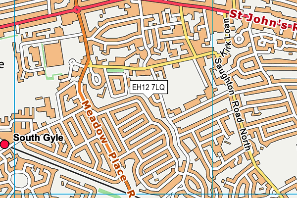 EH12 7LQ map - OS VectorMap District (Ordnance Survey) EH12 7LQ map - OS VectorMap District (Ordnance Survey)