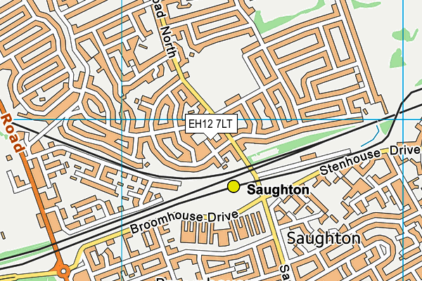 EH12 7LT map - OS VectorMap District (Ordnance Survey) EH12 7LT map - OS VectorMap District (Ordnance Survey)