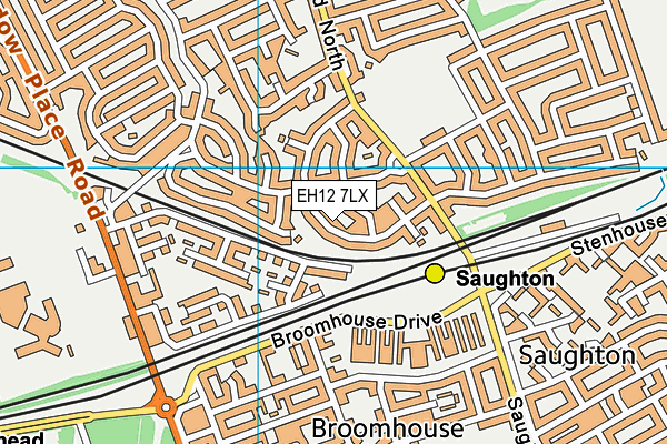 EH12 7LX map - OS VectorMap District (Ordnance Survey) EH12 7LX map - OS VectorMap District (Ordnance Survey)