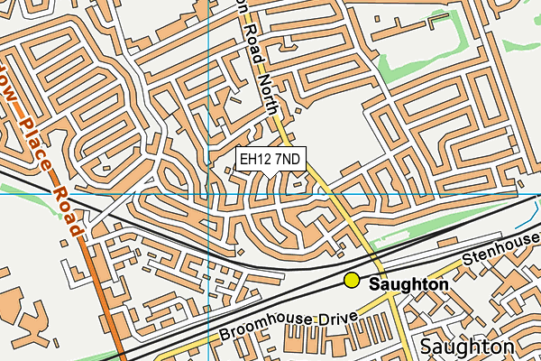 EH12 7ND map - OS VectorMap District (Ordnance Survey) EH12 7ND map - OS VectorMap District (Ordnance Survey)