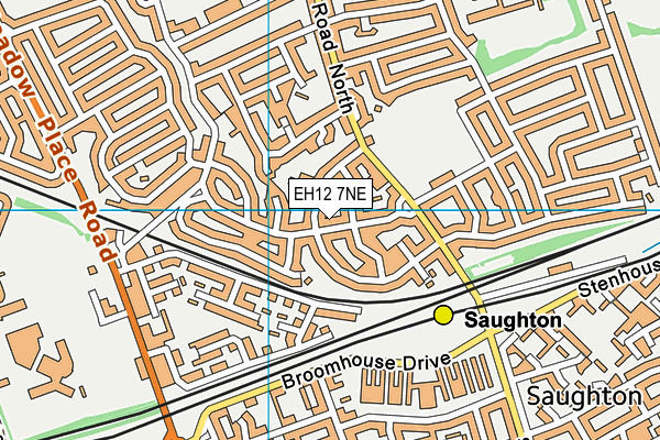 EH12 7NE map - OS VectorMap District (Ordnance Survey) EH12 7NE map - OS VectorMap District (Ordnance Survey)