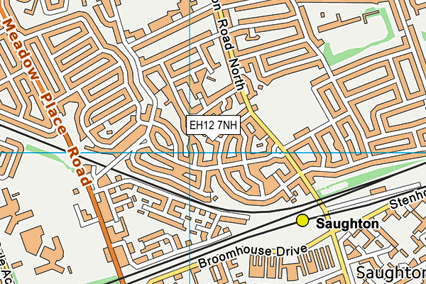 EH12 7NH map - OS VectorMap District (Ordnance Survey) EH12 7NH map - OS VectorMap District (Ordnance Survey)