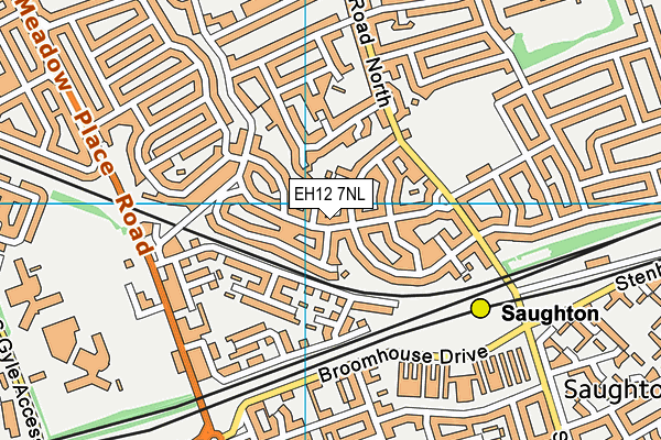 EH12 7NL map - OS VectorMap District (Ordnance Survey) EH12 7NL map - OS VectorMap District (Ordnance Survey)
