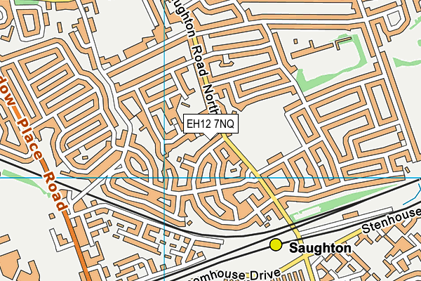 EH12 7NQ map - OS VectorMap District (Ordnance Survey) EH12 7NQ map - OS VectorMap District (Ordnance Survey)