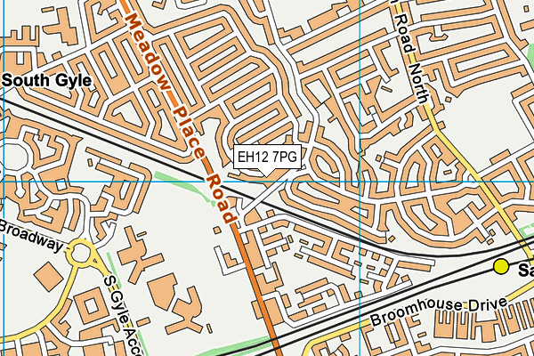 EH12 7PG map - OS VectorMap District (Ordnance Survey) EH12 7PG map - OS VectorMap District (Ordnance Survey)