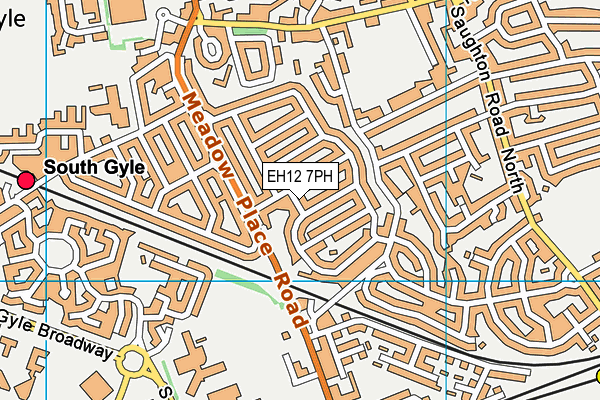 EH12 7PH map - OS VectorMap District (Ordnance Survey) EH12 7PH map - OS VectorMap District (Ordnance Survey)