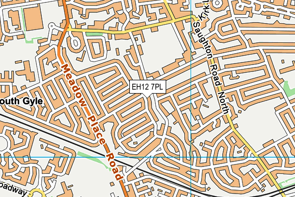 EH12 7PL map - OS VectorMap District (Ordnance Survey) EH12 7PL map - OS VectorMap District (Ordnance Survey)