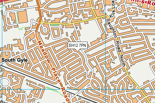 EH12 7PN map - OS VectorMap District (Ordnance Survey) EH12 7PN map - OS VectorMap District (Ordnance Survey)