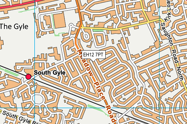EH12 7PT map - OS VectorMap District (Ordnance Survey) EH12 7PT map - OS VectorMap District (Ordnance Survey)