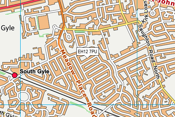 EH12 7PU map - OS VectorMap District (Ordnance Survey) EH12 7PU map - OS VectorMap District (Ordnance Survey)