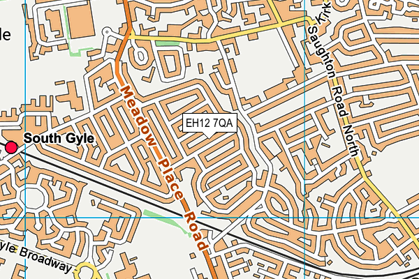 EH12 7QA map - OS VectorMap District (Ordnance Survey) EH12 7QA map - OS VectorMap District (Ordnance Survey)