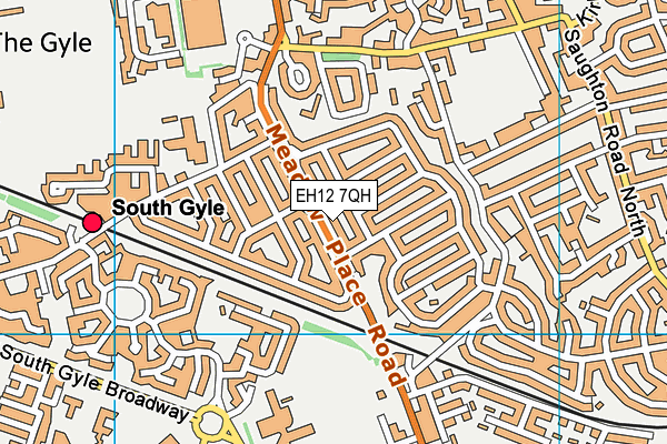 EH12 7QH map - OS VectorMap District (Ordnance Survey) EH12 7QH map - OS VectorMap District (Ordnance Survey)