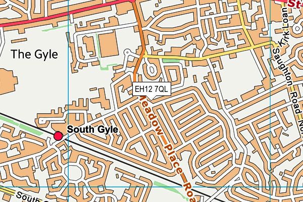 EH12 7QL map - OS VectorMap District (Ordnance Survey) EH12 7QL map - OS VectorMap District (Ordnance Survey)