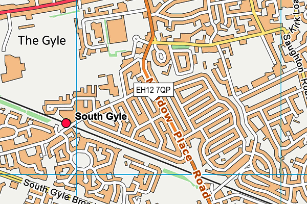 EH12 7QP map - OS VectorMap District (Ordnance Survey) EH12 7QP map - OS VectorMap District (Ordnance Survey)