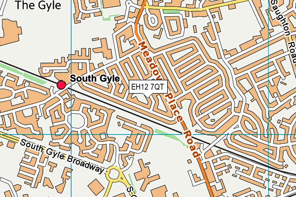 EH12 7QT map - OS VectorMap District (Ordnance Survey) EH12 7QT map - OS VectorMap District (Ordnance Survey)