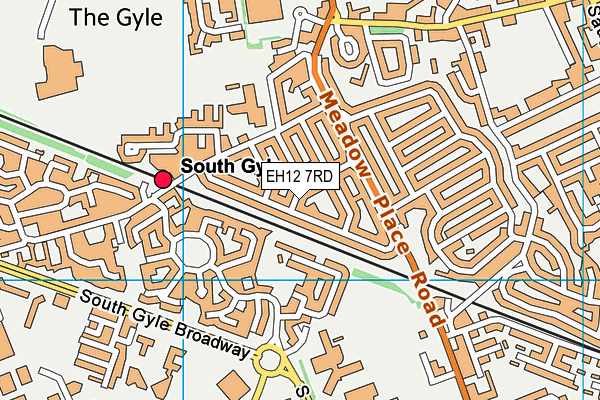 EH12 7RD map - OS VectorMap District (Ordnance Survey) EH12 7RD map - OS VectorMap District (Ordnance Survey)