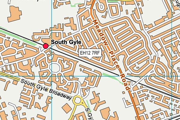 EH12 7RF map - OS VectorMap District (Ordnance Survey) EH12 7RF map - OS VectorMap District (Ordnance Survey)