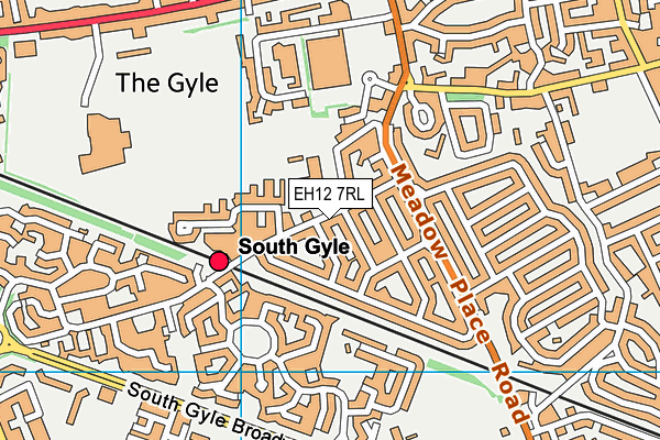 EH12 7RL map - OS VectorMap District (Ordnance Survey) EH12 7RL map - OS VectorMap District (Ordnance Survey)