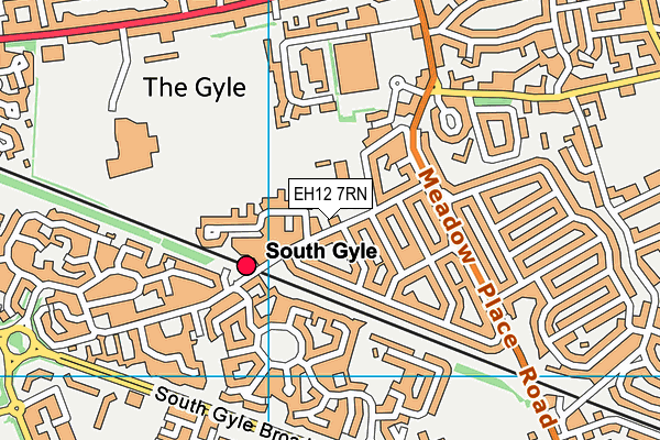 EH12 7RN map - OS VectorMap District (Ordnance Survey) EH12 7RN map - OS VectorMap District (Ordnance Survey)