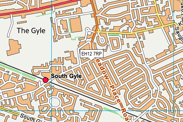 EH12 7RP map - OS VectorMap District (Ordnance Survey) EH12 7RP map - OS VectorMap District (Ordnance Survey)