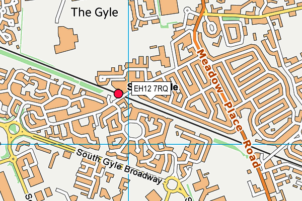 EH12 7RQ map - OS VectorMap District (Ordnance Survey) EH12 7RQ map - OS VectorMap District (Ordnance Survey)