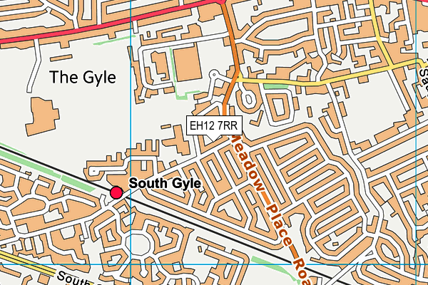 EH12 7RR map - OS VectorMap District (Ordnance Survey) EH12 7RR map - OS VectorMap District (Ordnance Survey)
