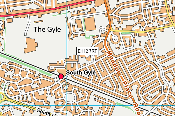 EH12 7RT map - OS VectorMap District (Ordnance Survey) EH12 7RT map - OS VectorMap District (Ordnance Survey)