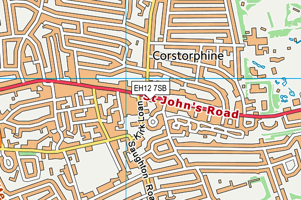 EH12 7SB map - OS VectorMap District (Ordnance Survey) EH12 7SB map - OS VectorMap District (Ordnance Survey)