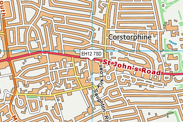 EH12 7SD map - OS VectorMap District (Ordnance Survey) EH12 7SD map - OS VectorMap District (Ordnance Survey)