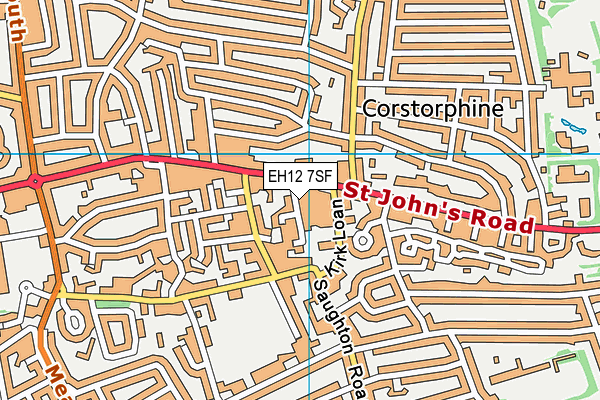 EH12 7SF map - OS VectorMap District (Ordnance Survey) EH12 7SF map - OS VectorMap District (Ordnance Survey)