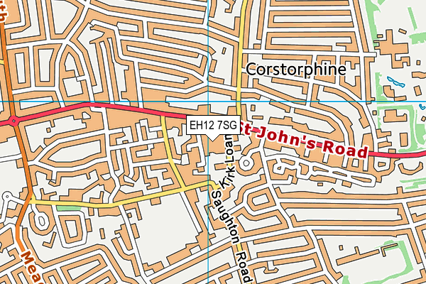 EH12 7SG map - OS VectorMap District (Ordnance Survey) EH12 7SG map - OS VectorMap District (Ordnance Survey)