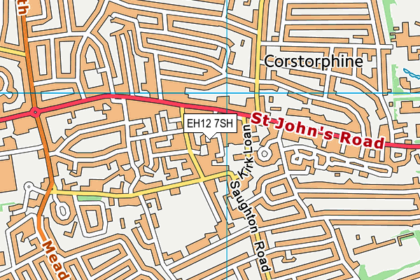 EH12 7SH map - OS VectorMap District (Ordnance Survey) EH12 7SH map - OS VectorMap District (Ordnance Survey)