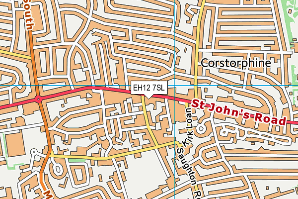 EH12 7SL map - OS VectorMap District (Ordnance Survey) EH12 7SL map - OS VectorMap District (Ordnance Survey)