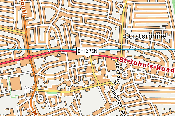 EH12 7SN map - OS VectorMap District (Ordnance Survey) EH12 7SN map - OS VectorMap District (Ordnance Survey)