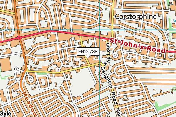 EH12 7SR map - OS VectorMap District (Ordnance Survey) EH12 7SR map - OS VectorMap District (Ordnance Survey)
