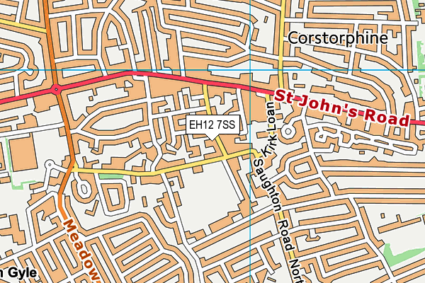 EH12 7SS map - OS VectorMap District (Ordnance Survey) EH12 7SS map - OS VectorMap District (Ordnance Survey)