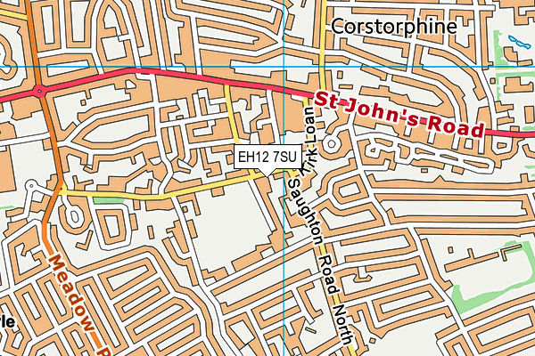 EH12 7SU map - OS VectorMap District (Ordnance Survey) EH12 7SU map - OS VectorMap District (Ordnance Survey)