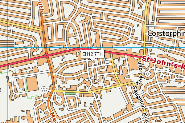 EH12 7TH map - OS VectorMap District (Ordnance Survey) EH12 7TH map - OS VectorMap District (Ordnance Survey)