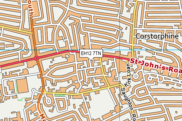 EH12 7TN map - OS VectorMap District (Ordnance Survey) EH12 7TN map - OS VectorMap District (Ordnance Survey)